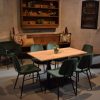 Plateau de table en mélamine chêne château 120 x 67 cm