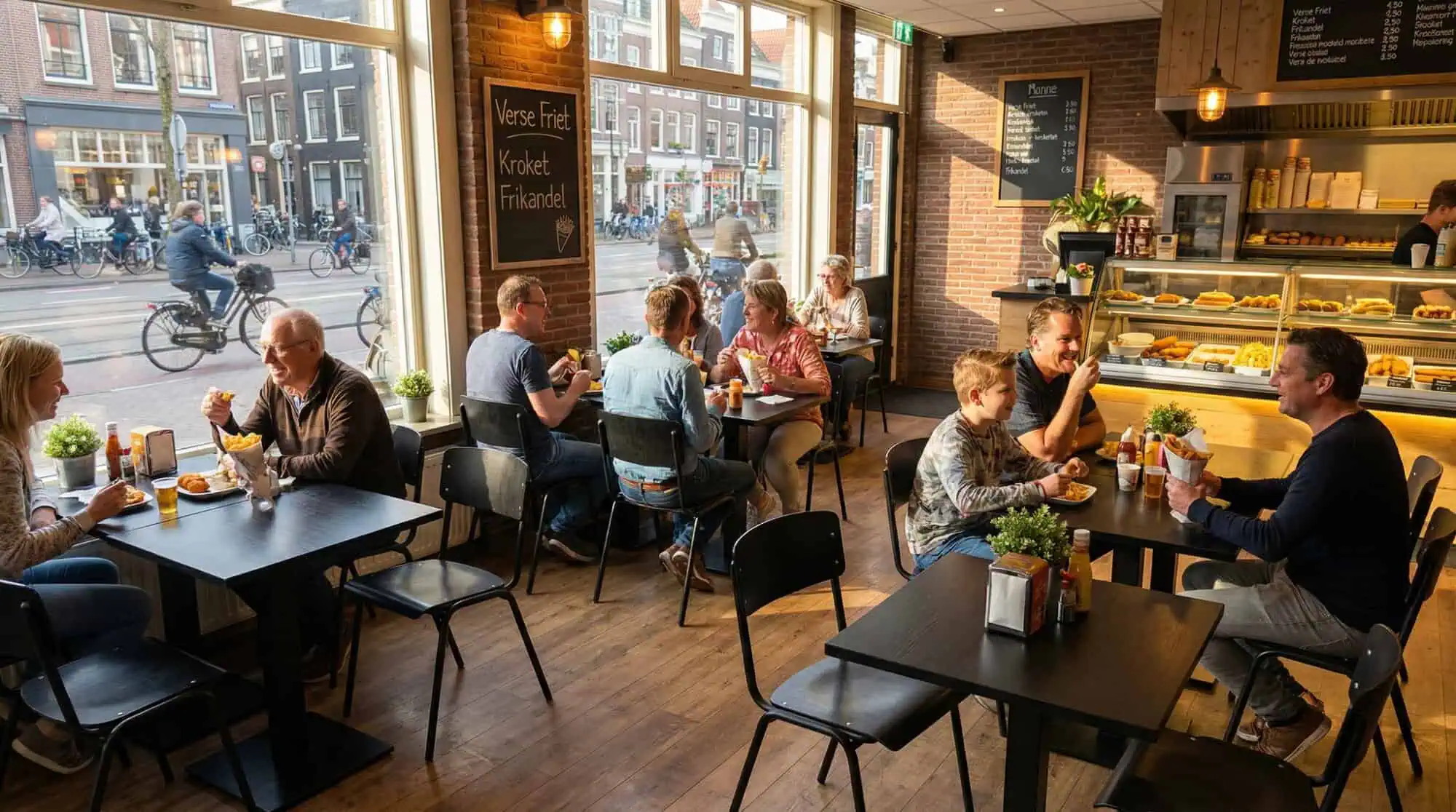 Super-Seat | Vanitas chaises d'école vintage noires dans un café Chaises en métal noir, tables en bois ; grandes fenêtres, lumière et confort. | Mobilier de restauration