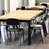 Chaise scolaire vintage Vanitas noire