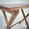 Table pliante bistro vintage en bois Parade 80x60cm
