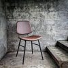 Chaise de bar Miles Retro vintage cognac