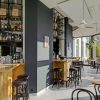 Tabourets de café Thonet bois cintré vieux brun