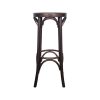 Tabourets de café Thonet bois cintré vieux brun