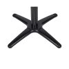 Super-Seat | Le Socle de table bistro pour terrasse noire | Tafelvoet métal noir avec quatre poten, complètement noir gepoedercoat acier. | Horecameubilair