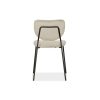  Jazz chaises empilables design en velours champagne