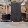 Plateau de table bistro Urban mélamine noire 67x67cm