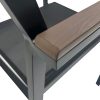 Chaise de restaurant pour terrasse en textile Sunny noire