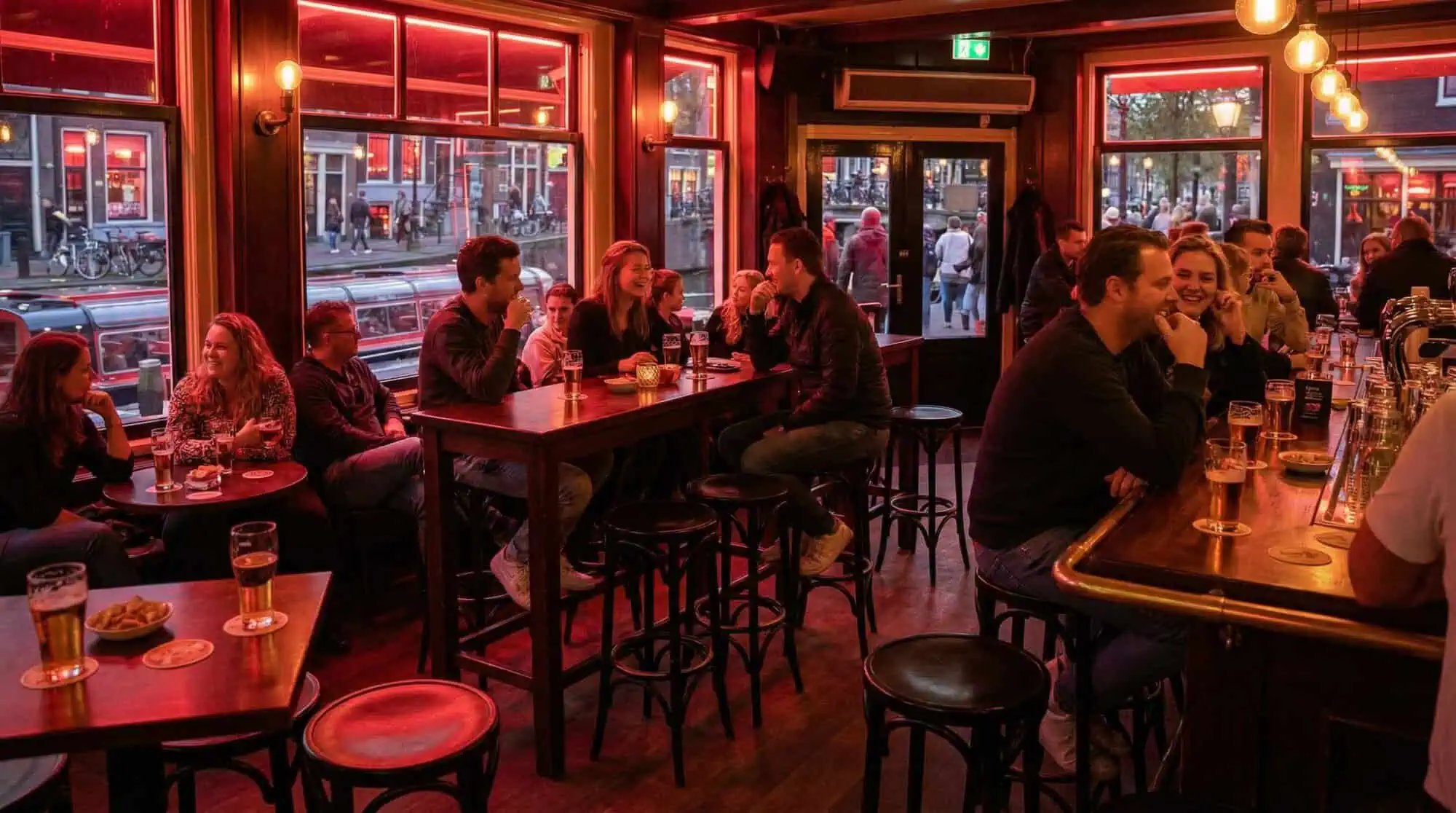 Tabourets de café Thon bois cintré noir