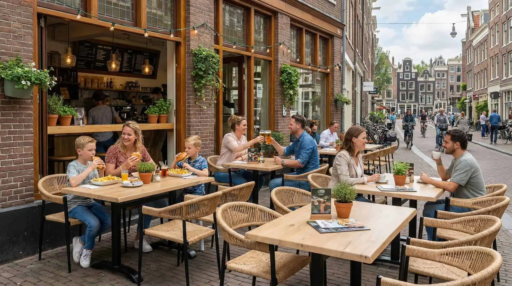 Tables Wermodin chêne 120x70cm avec piètement pour la restauration