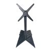 Socle de table professionnelle pour terrasse pliante harmonica noire