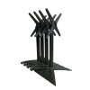 Socle de table professionnelle pour terrasse pliante harmonica noire