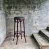 Assise verte pour tabourets Thonet