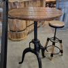 Socle de table réglable industriel 72-108cm