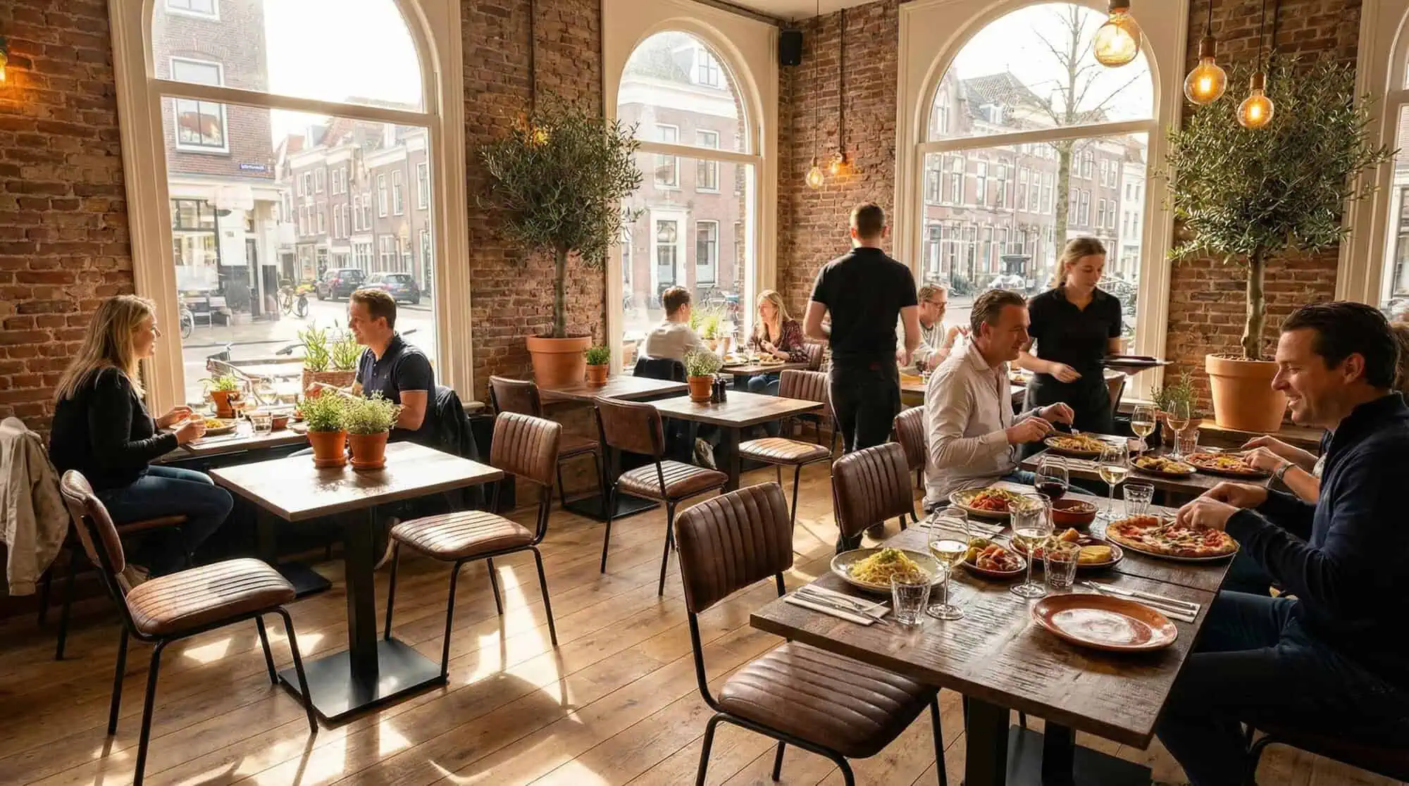 Plateau de table en bois vintage mangue Amsterdam 70x70cm