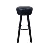 Tabourets de bar industriels noir
