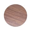 Plateau de table en mélamine chêne noyer ronds 67 cm