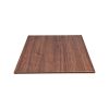 Plateau de table en mélamine chêne noyer 67x67cm