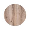 Plateau de table pour restaurant HPL chêne château rond 70cm