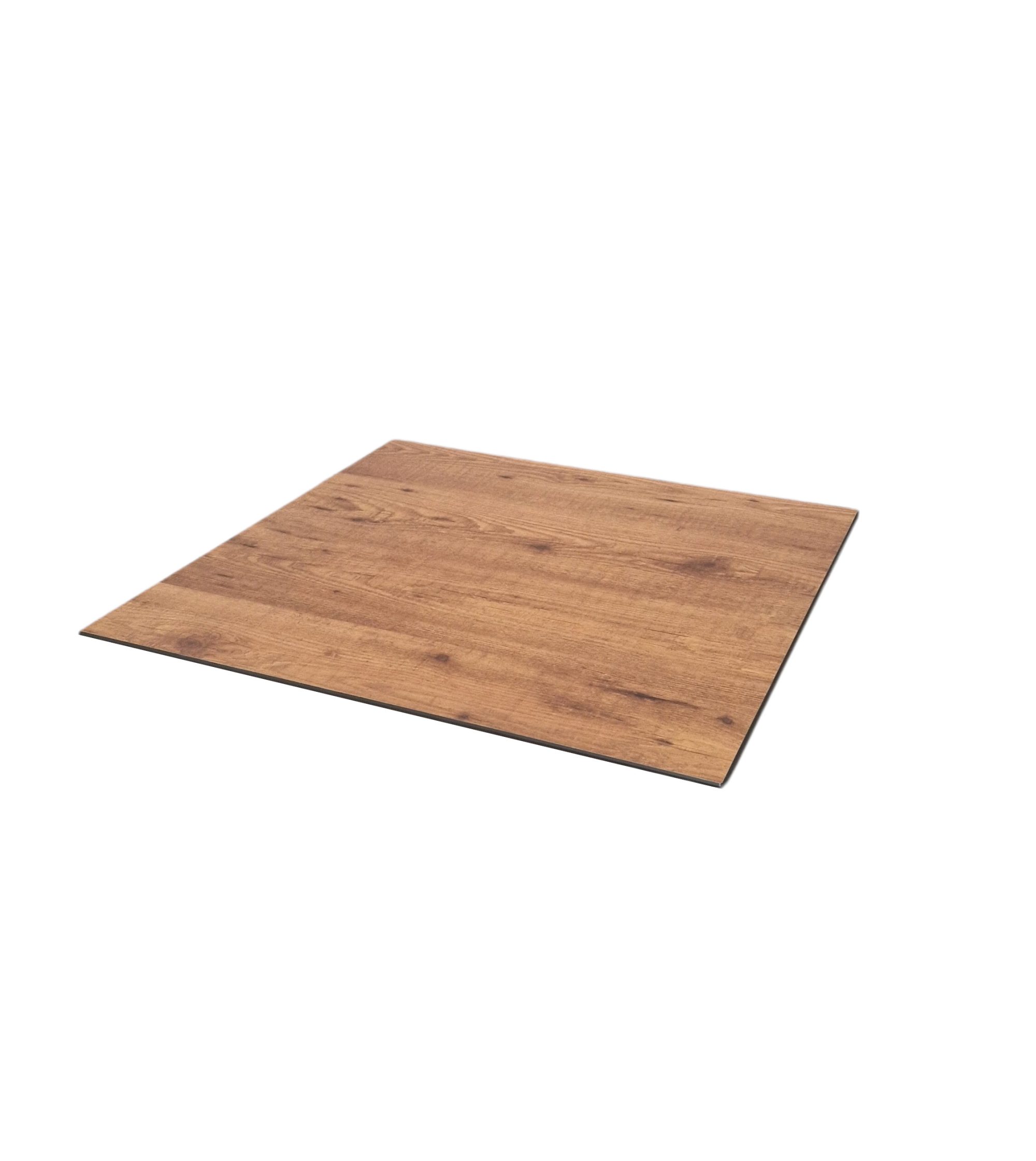 Plateau de table pour restaurant HPL teck 70x70cm