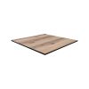 Super-Seat | HPL Hospitality Table Top in Castle Oak | Marron clair avec veinures apparentes, matériau HPL, 70x70cm. | Mobilier de restauration