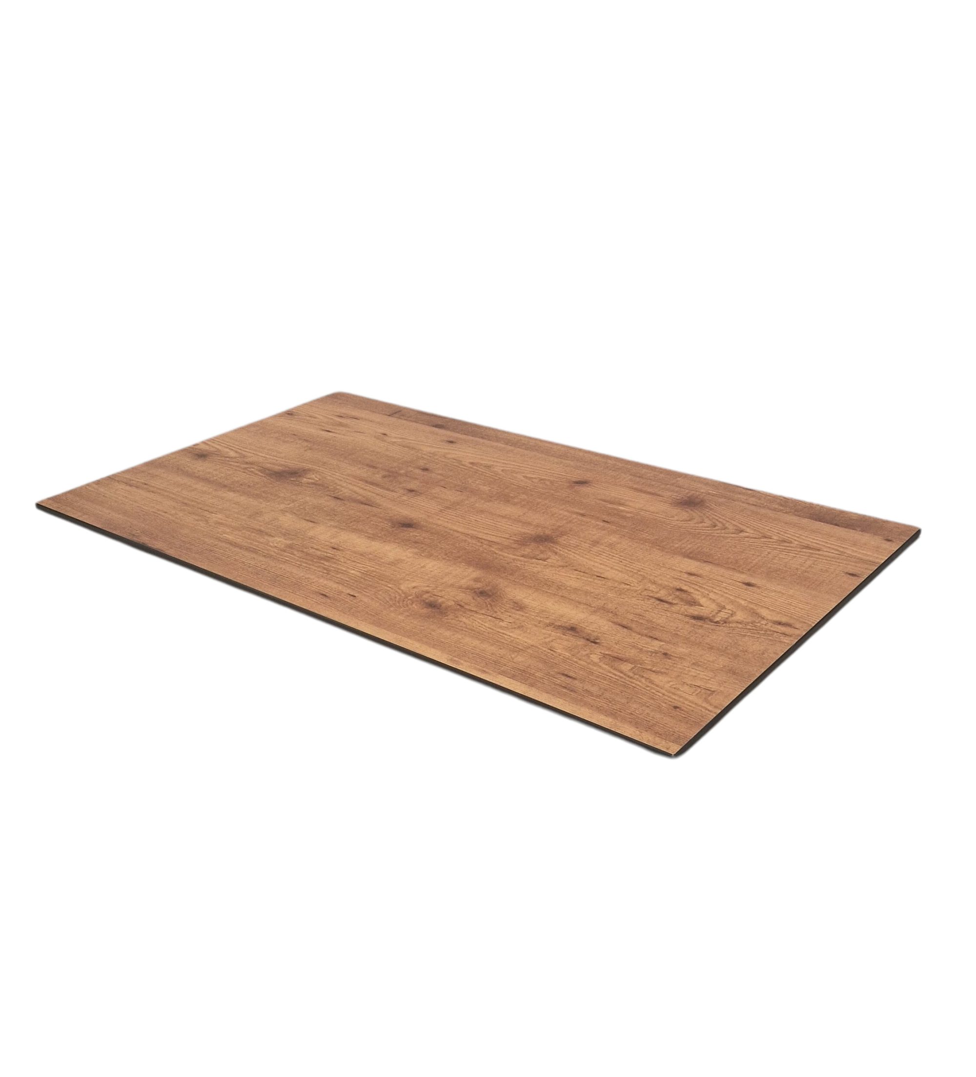 Super-Seat | HPL Hospitality Table Teck | Marron clair, aspect teck avec grain de bois sur surface lisse. | Mobilier de restauration