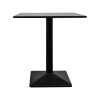 Plateau de table pour restaurant HPL relief lune noir 70x70cm