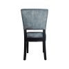 Chaise pour restaurant Lisa Rome velours vert vintage