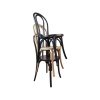 Chaise empilable en bois Thonet Vienna noir