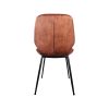 Chaise Seashell Ocean velours cuivre