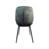 Chaise Seashell Ocean velours vert
