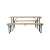 Ensemble de bancs de brasserie vintage, set de pique-nique 180x50cm