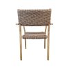 Chaises de terrasse pour restaurant Tulum osier - aluminium