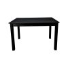 Table de café restaurant Parker noire 120x80cm