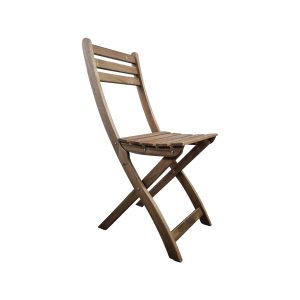 Super-Seat | The Oxford Vintage Wooden Folding Chairs Brown | Chaises pliantes en bois marron, style vintage, assise/dossier à lattes avec cadre en X. | Mobilier de restauration