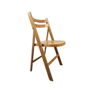 Super-Seat | The Stella Vintage Wooden Folding Chairs | Bois blond miel, look vintage, simple avec dossier à lattes. | Mobilier de restauration