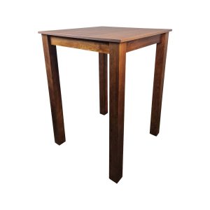 Super-Seat | The Parker Tables de bar café brun pour l'horeca 120x80cm | Houten statafel, bruin met zichtbare nerfpatronen. | Horecameubilair