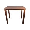 Super-Seat | Les tables Parker | Tables en bois avec un travail de cuisine naturel, 120x80cm, minimalistes et stables, idéales pour l'horeca. | Horecameubilair