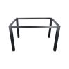 Super-Seat | Rectangle Table Pedestals Black 76x116cm | Pieds rectangulaires en métal noir, design minimaliste et épuré. | Mobilier de restauration