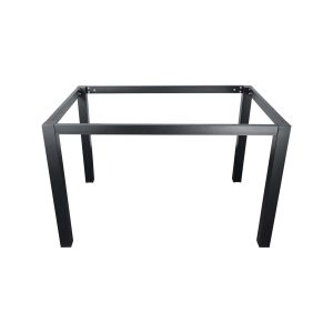 Super-Seat | Pieds de table rectangulaires noirs 76x116cm | Pots de table en métal noir, design moderne, idéal pour un look élégant. | Horecameubilair