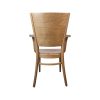 Super-Seat | Montaro Bistro Chair | Honeywood, finition lisse, dossier incurvé, style classique avec supports verticaux. | Mobilier de restauration