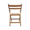 Super-Seat | Chaises pliantes en bois De Bella | Chaises pliantes en bois naturel avec assise et dossier à lattes. Conception simple. | Mobilier de restauration