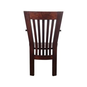 Super-Seat | Les fauteuils Boston | Donker walnotenhout, verticaux spijlen, horizontaux steunbalken pour un look élégant et classique. | Horecameubilair