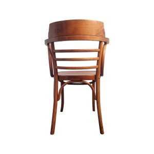 Super-Seat | Siena fauteuils en bois Thonet brun ambré pour la restauration | L'acier Thonet en bois et en bois met en place des tapis et des plaques de serrage. | Horecameubilair
