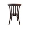 Super-Seat | The Thonet Café Stacking Chairs | Chaise en bois brun foncé avec dossier incurvé et barreaux verticaux, idéale pour les cafés. | Mobilier pour la restauration