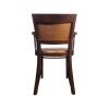 Fauteuils pour la restauration en bois Verona Gold skai