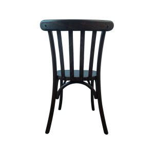 Super-Seat | The Thonet Café Stacking Chairs | Chaises en bois noir avec barreaux, pieds courbés et design classique intemporel. | Mobilier de restauration
