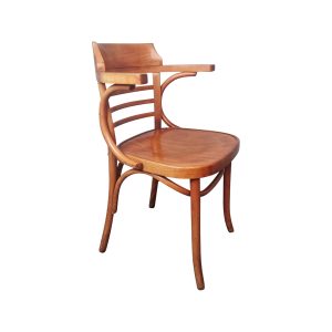 Super-Seat | Les fauteuils en bois Siena Thonet brun ambré | Bois ambré brun, surface polie, dossier courbé ergonomique, accoudoirs. | Horecameubilair