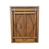 Super-Seat | Tables pliantes vintage industrielles 78x60cm | Oud houten blad, métal sous-sol, zichtbare draagbalken, vintage uitstraling |. | Horecameubilair
