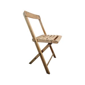 Super-Seat | Les Relouw Chaises pliantes vintage en bois naturel | Naturel hout, inklapbaar, lattenzitting et -rugleuning, zichtbare schroeven. | Horecameubilair