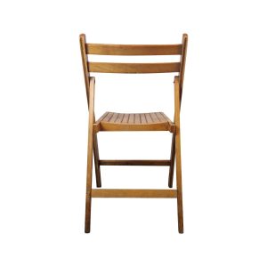 Super-Seat | The Classico vintage wooden theatre folding chairs brown | Chaise pliante en bois marron, bois massif, lattes similaires, look vintage classique. | Mobilier de restauration